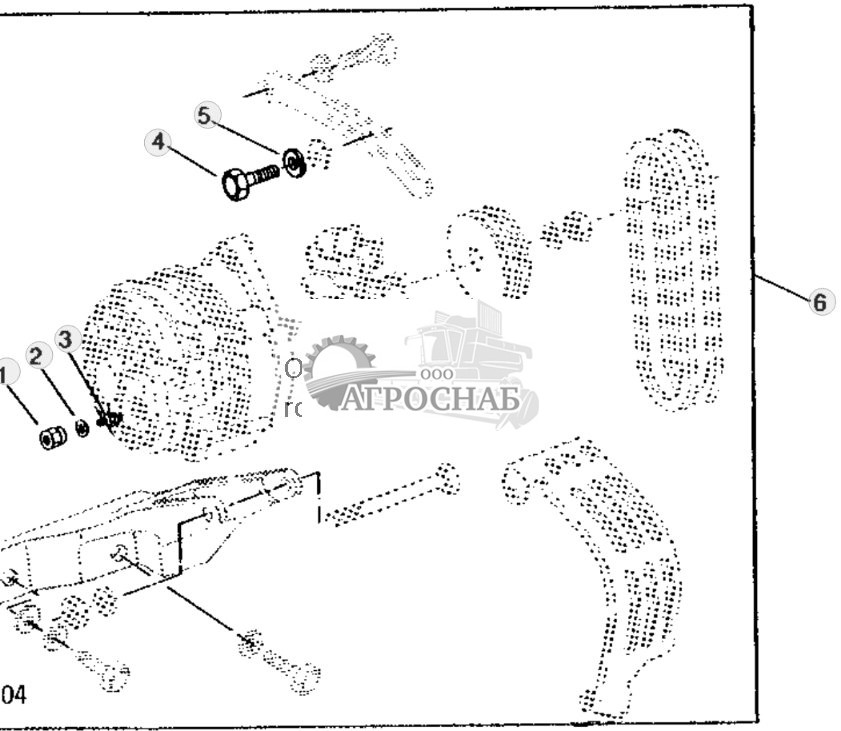 Metric Alternator Mounting Kit 